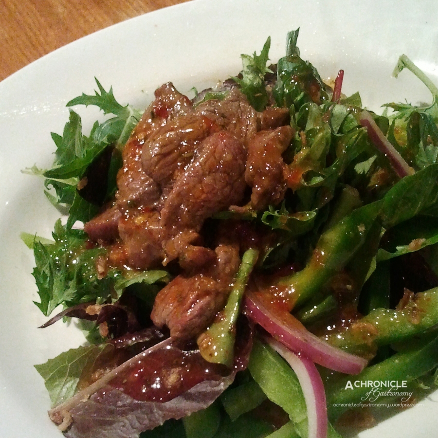 Thai Beef Salad w. Asian-Inspired Dressing ($14)