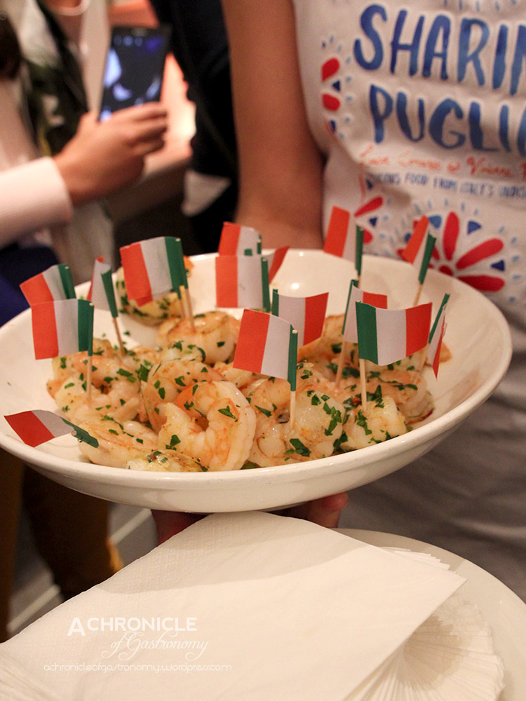 'Sharing Puglia' Book Launch (7) Herbed Prawns
