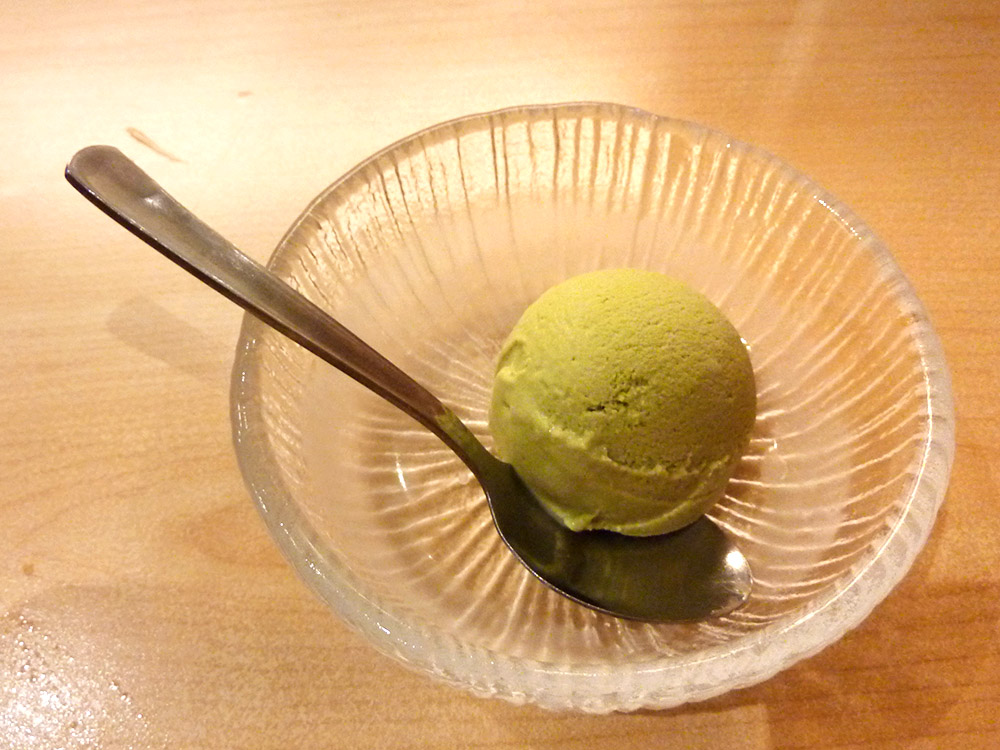 Saboten, Changi Airport - Green Tea Ice Cream