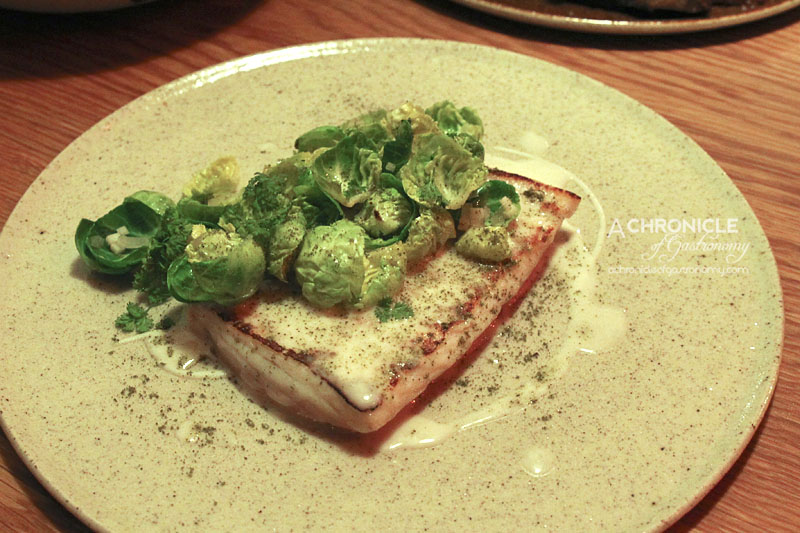 The Town Mouse - Albacore, Rosemary, Baby Brussels Sprouts, Mussel & Fennel ($21)