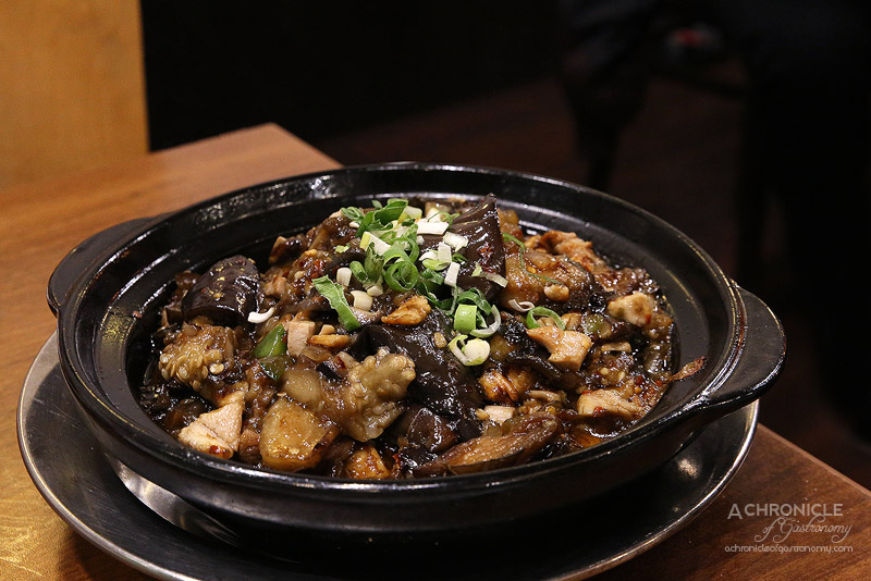 Mabrown - Eggplant and chicken claypot ($22.80)