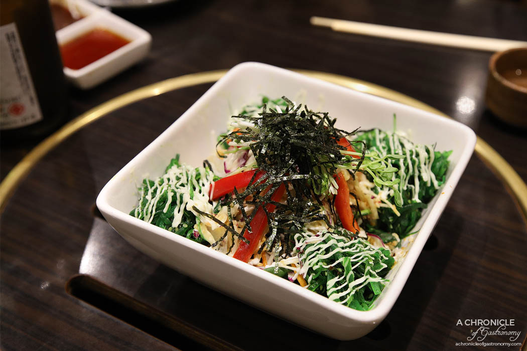 Takumi - Coleslaw and seaweed salad