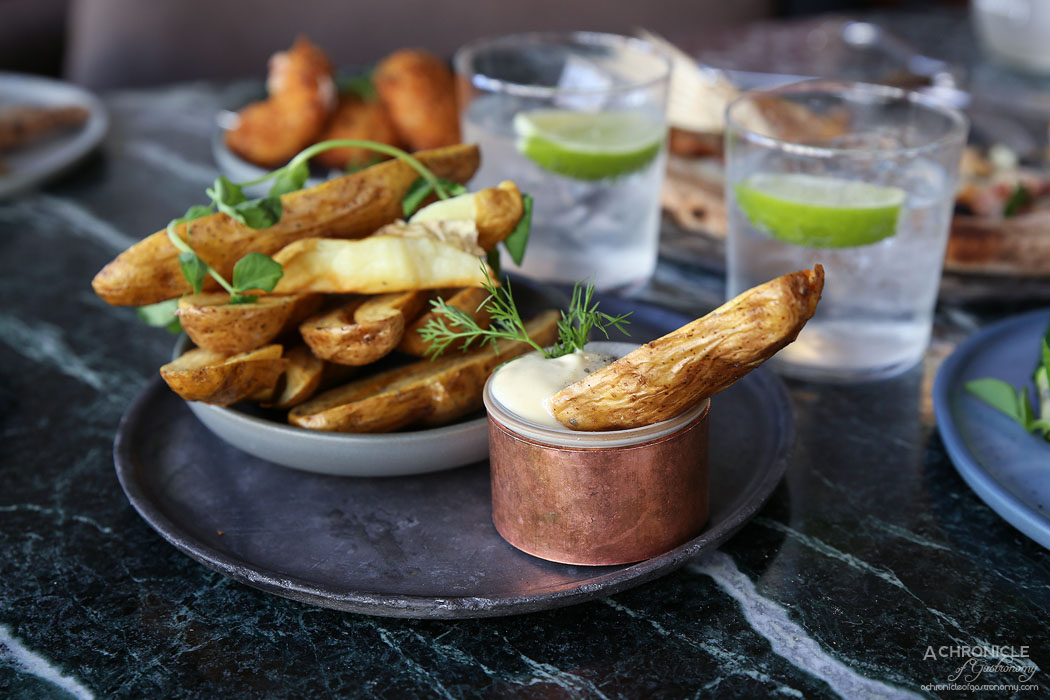Abacus - Potato wedges with lime aioli