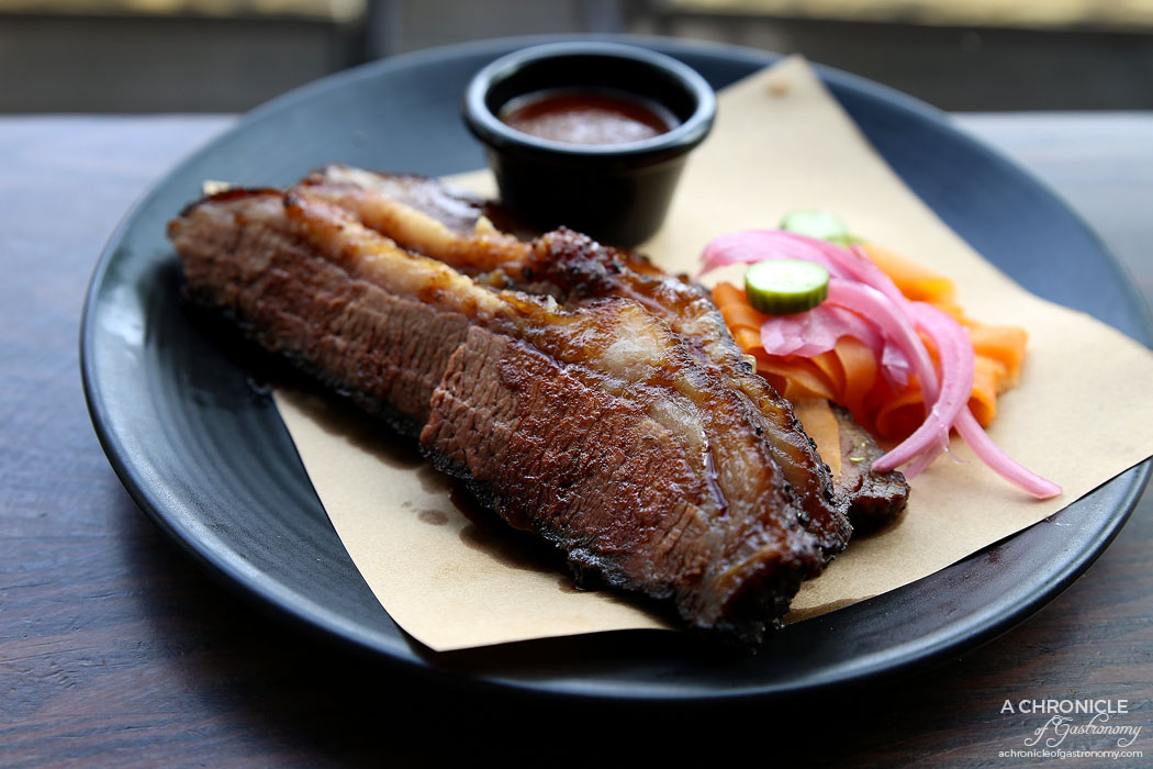 Meatmother - 12 hour smoked brisket w BBQ sauce ($28)