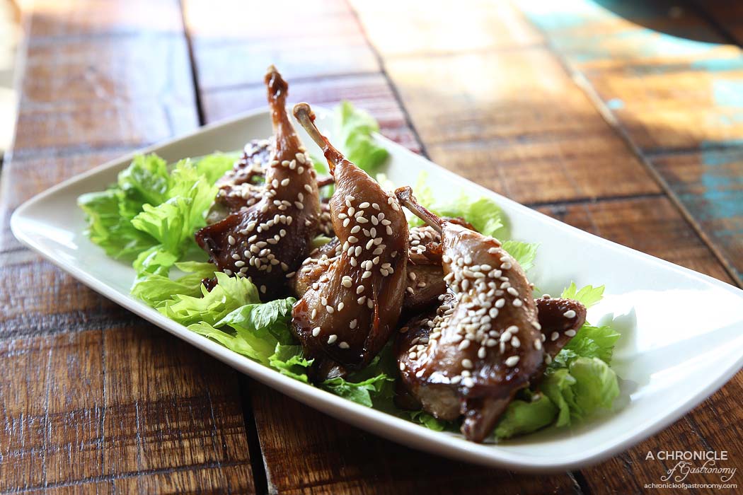 The Moldy Fig - BBQ Quail - Marinated in chicory coffee and bourbon ($23)