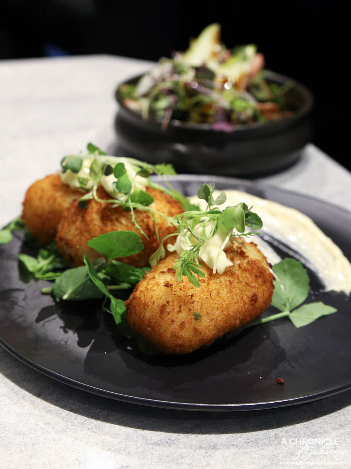 Finch and Jane - Cajun Crab Croquettes with Kewpie Mayo ($13)