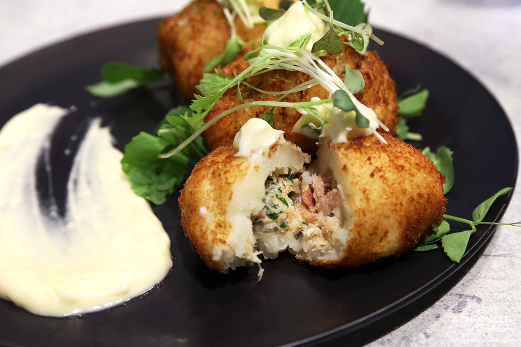 Finch and Jane - Cajun Crab Croquettes with Kewpie Mayo ($13)